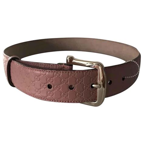 cintura gucci real leather